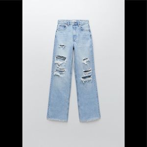 Zara wide leg jeans